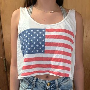 American Apparel Cropped Tank